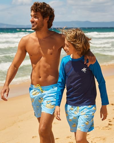 Image of maamgic Boys Swim Trunks with Compression Liner Toddler Stretch Swim Shorts