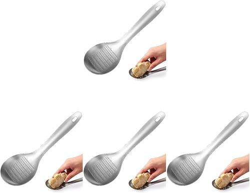 Hemoton Paquete de 4 trituradoras de jengibre picadoras de ajo de acero inoxidable herramienta de trituración exprimidor para semillas de ajo y