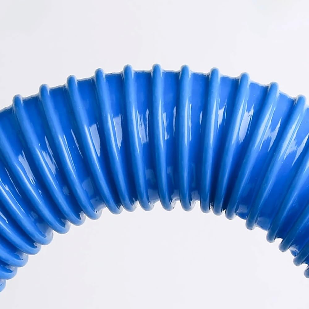 Manguera De Plástico Azul PVC De 1 Metro, Tubo Telescópico De 40-100mm De Diámetro Interior, Tubo De Ventilación Azul, Tubo De Escape(Inner Diameter 50mm)