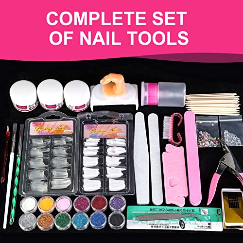 Sunbelee PH-007 Nail Kit Set Professional Acrylic thumb #4