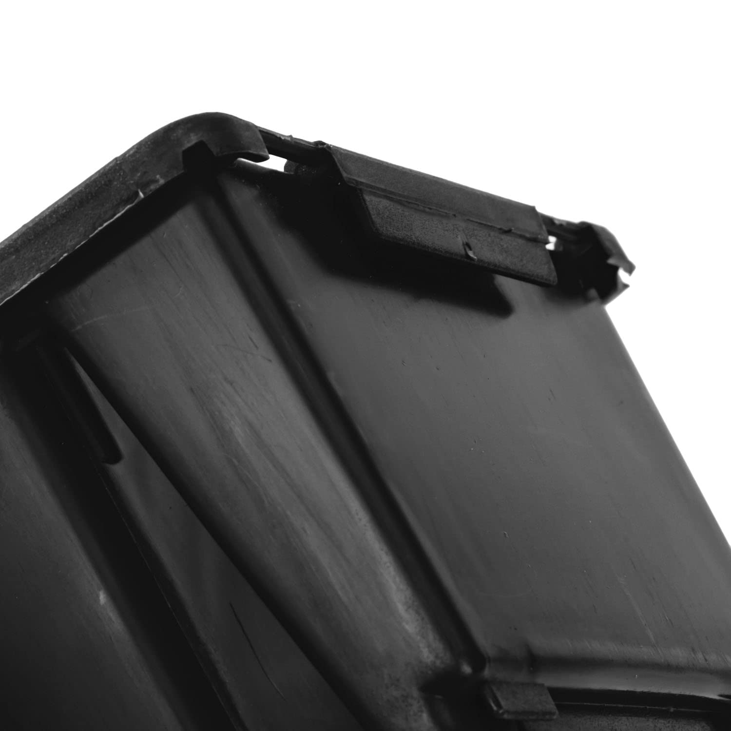 PAFEN Stapelboxen Set – 10x Stapelbox für Werkzeugwand 115 x 75 x 118 mm – Sichtbox Stapelkasten Stapelbox Lagerbox, Schwarz