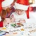 Whaline 24Pcs Christmas Coloring Placemats Xmas Nativity Scene Coloring Activity Paper Mat Jesus Birth Theme Disposable Table Mat for Home Kitchen Dining Table Decorations