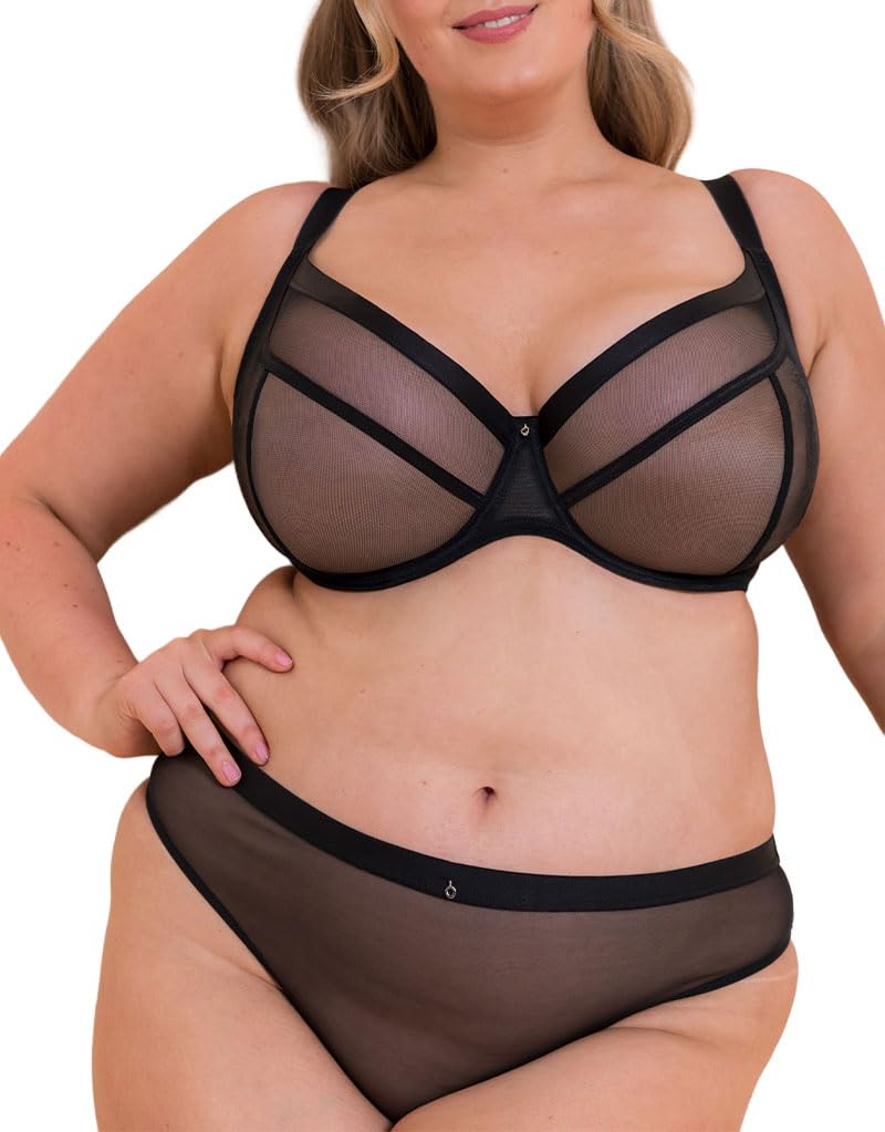 Curvy Kate Lightstyle Plunge Bra Black 36HH