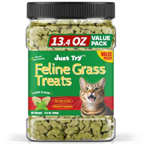 Just Try Cat Grass Treats...
