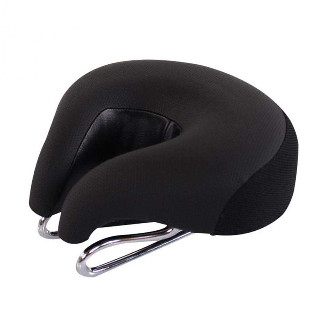 Sella Per Bicicletta Senza Naso Dual Pad - Cuscino Regolabile In PU PVC Con Assorbimento Urto Per Mountain Bike - Foto 8