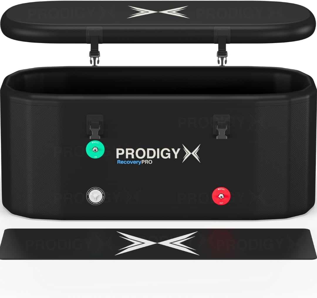 PRODIGYX Ice Bath Tub [XXL UPGRADED] For Athletes - Water Chiller Compatible - Cold Plunge - Outdoor, Portable, Inflatable - RecoveryPRO