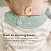Konssy 10-Pack Muslin Baby Bibs, Soft Cotton Bandana Bibs for Drooling & Teething, Unisex Solid Colors for Boys & Girls, Newborn & Infant