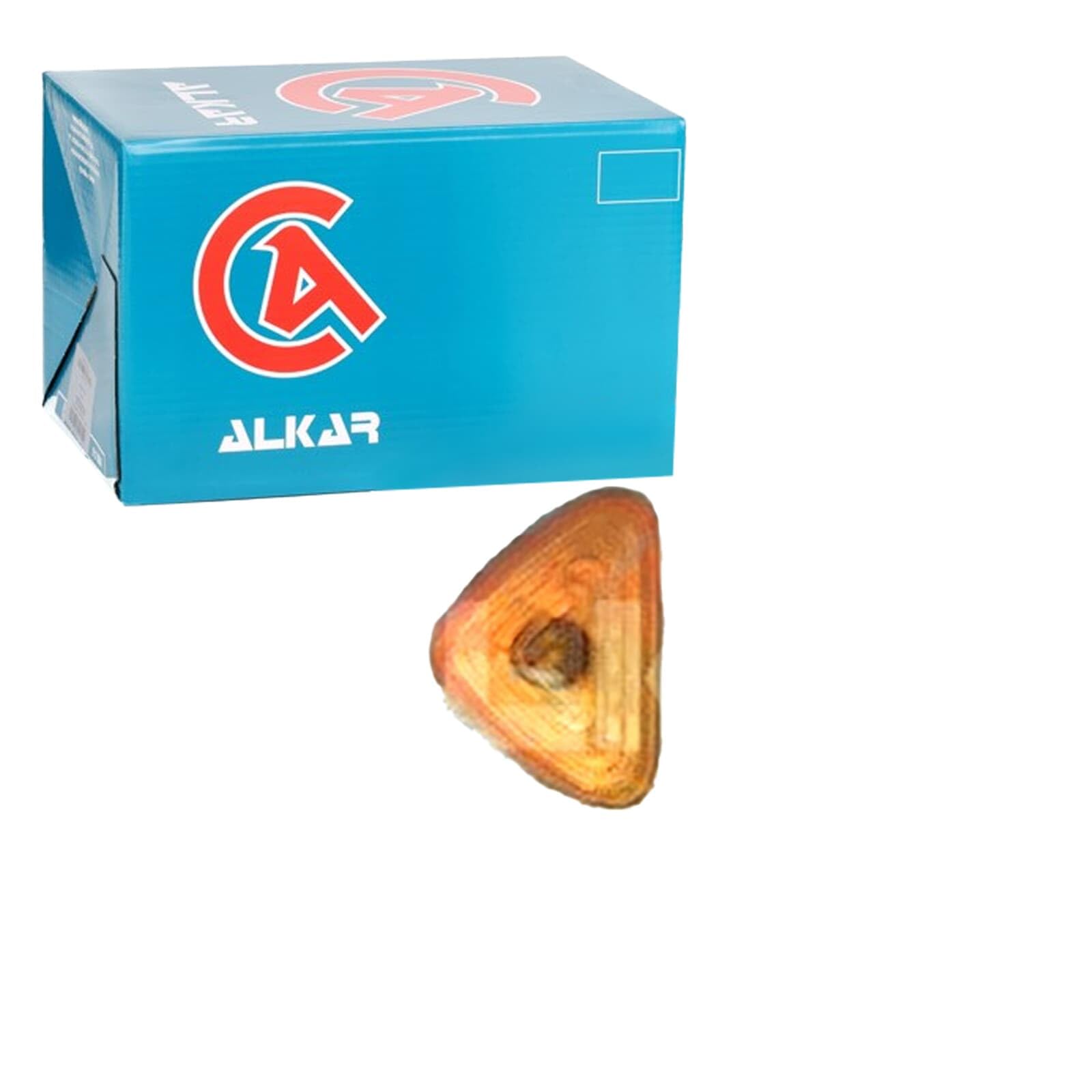 Alkar 3117920 Reversible Side Lamp without Bulb Holder Unit - Orange