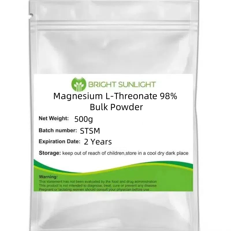 500g (1.1LB) Magnesium L-Threonate 98% Bulk Powder
