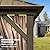 Domi Hardtop Gazebos 12x12FT, Aluminum Metal Gazebo with Galvanized Steel Double Roof Canopy, Curtain and Netting, Permanent Gazebo Pavilion for Patio, Backyard, Deck and Lawn, Brown