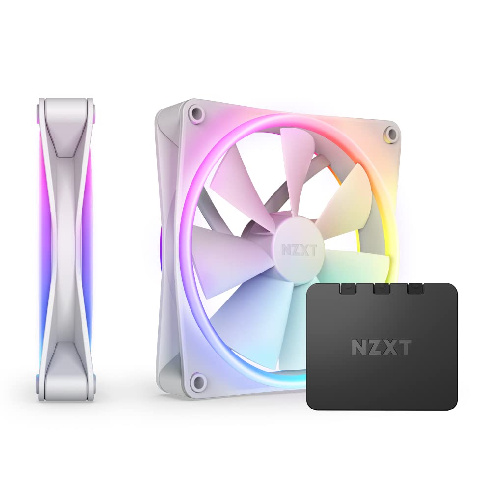 Nzxt White F140 Rgb Duo Twin Pack Computer Case Fan 14 Cm 2 Pc(S)