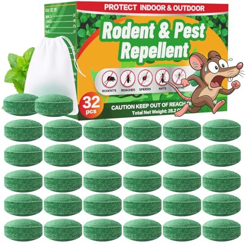 Rodent Mole Repellent for Indoor Outdoor - Peppermint Essential Oil