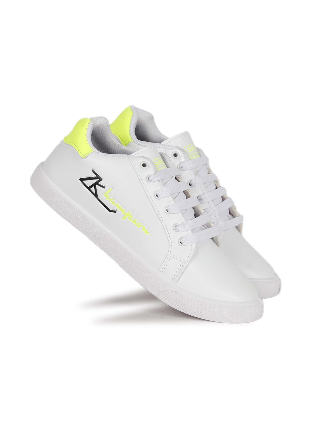 AADI Mens White & Parrot Synthetic Leather Outdoor Casual Shoes (B0CJH2LHSL) Amazon Price History, Amazon Price Tracker