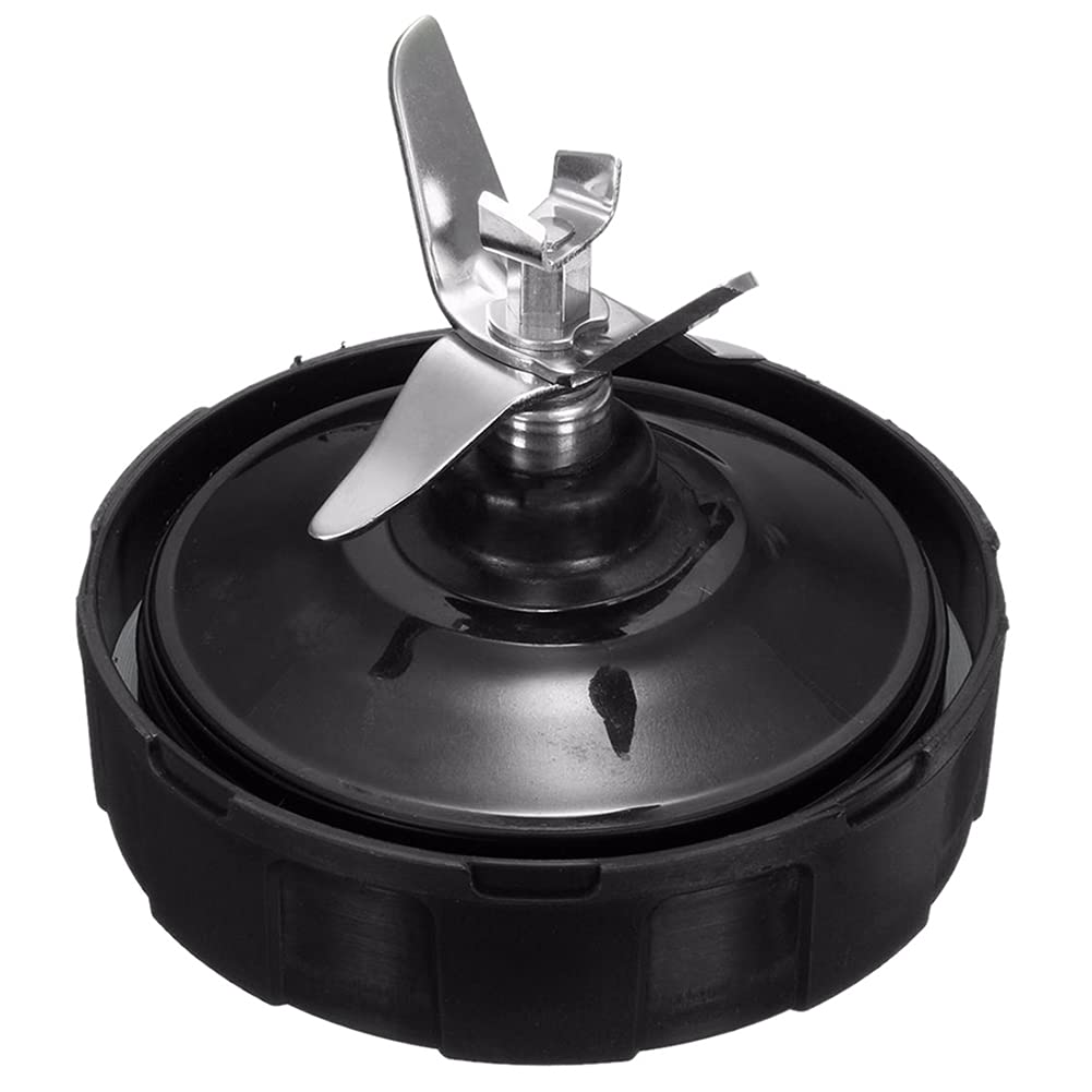 Ycagrain Black 7 Fins Blender Blade Part Juicer Case Mixer Spare Assembly Replacement Auto-Iq Juicer Knife Holder