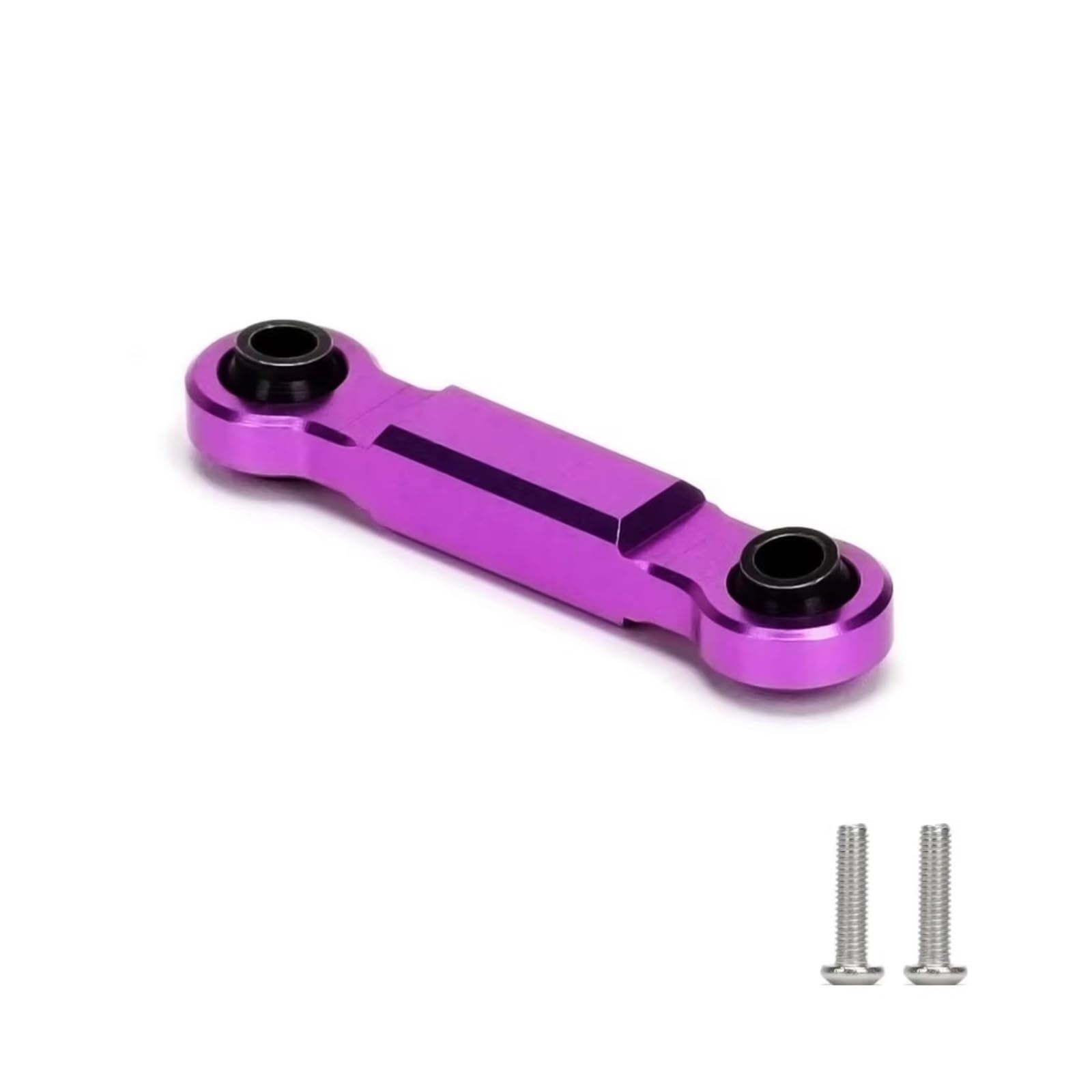 Rc Special Connecting Rod for HPI for Savage for Flux XL 21 25 SS 3.5 4.1 4.6 5.9 RS4 3 85050 Aluminum Servo Steering Linkage Tie Rod RC Car Parts Accessories Replacement(Purple)