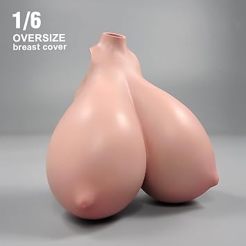 1/6 Scale Overmakeup Bust Enhancement Color Correcting Brown Skin Bust Cover Model Fit 12'' AB 001 TBL Fat Woman Action Doll