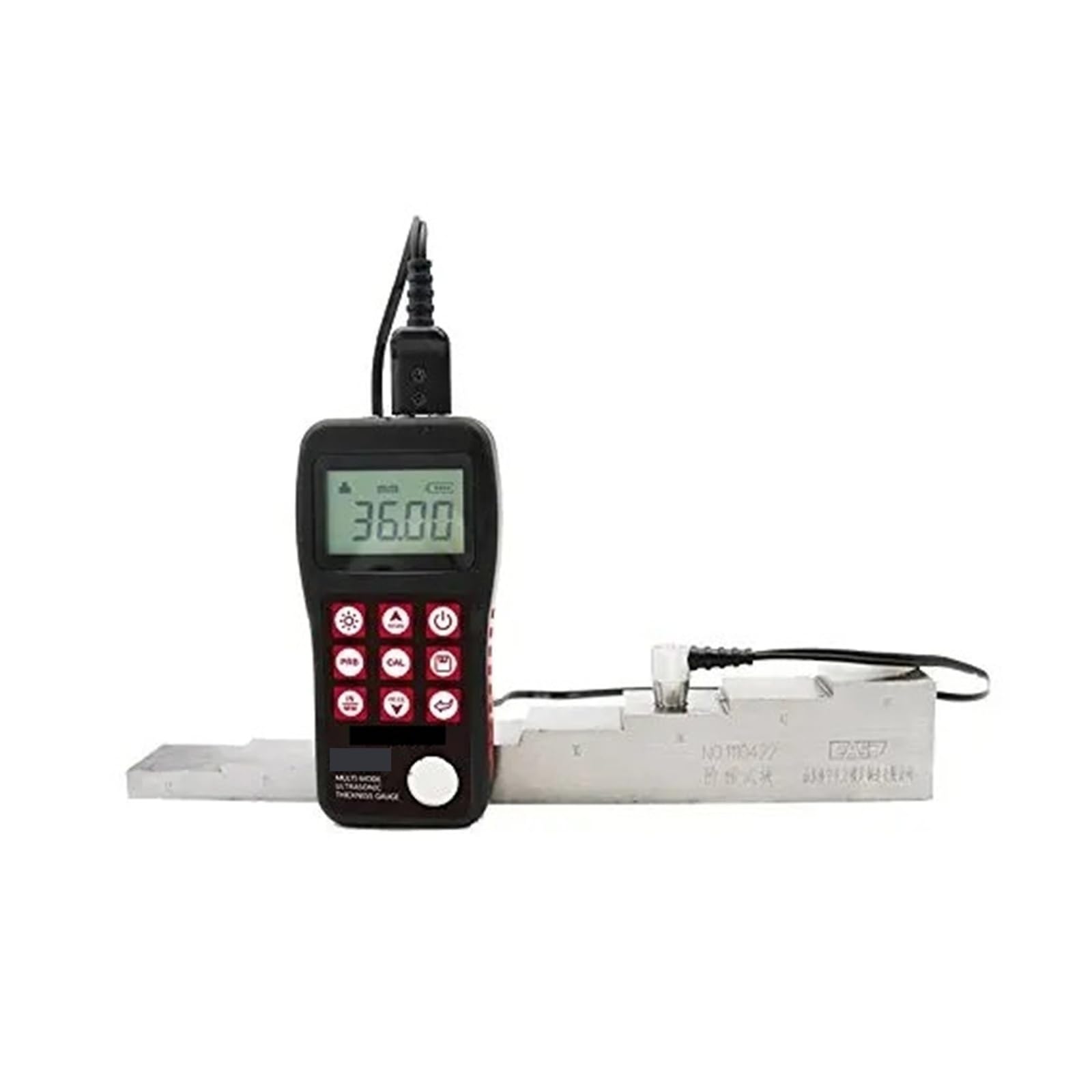 Grubościomierz ultradźwiękowy MT-150 z wyświetlaczem LCD, zakres pomiaru grubości 0,75–300 mm, rozdzielczość,1 Automatyczne wykrywanie