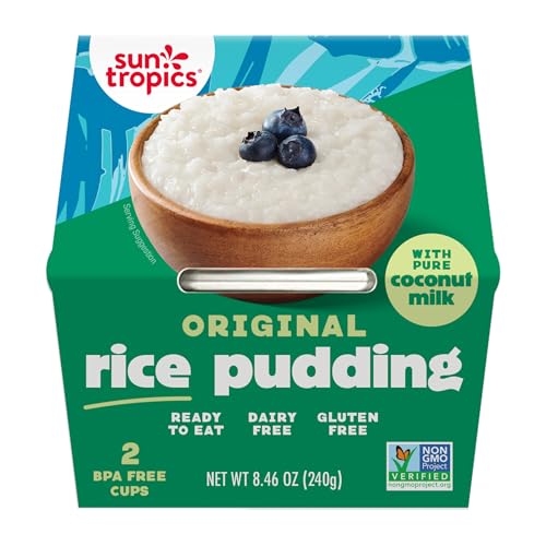 Sun Tropics rice pudding cups