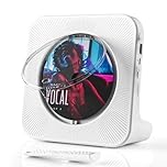 TODANGAI CD Player with Bluetooth Transmitter, Portable CD-Player Built-in HiFi Speakers LED Display, Music Kpop Mp3 Player Home Audio, FM Radio, Timer, USB, AUX, Remote Control, Mother Days Gift