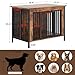 EasyCom Dog Crate Furniture for 1 or 2 Dogs, Heavy Duty Single/Double Dog Crates for Small/Medium/Large Dogs, Dog Kennel Furniture Indoor as TV Stand, Large Size 39.96