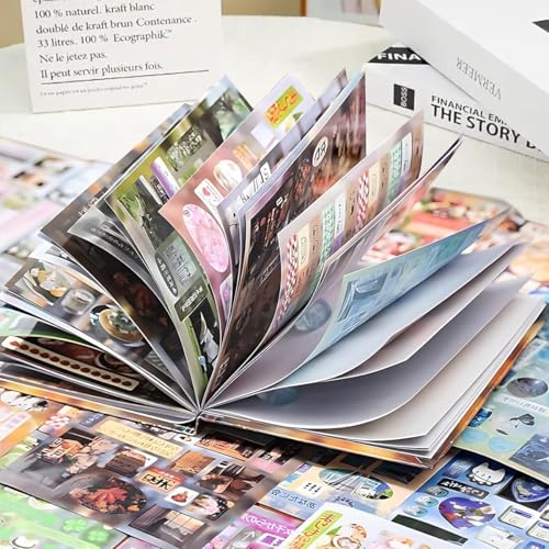Image of 45-Sheet Japanese Sticker Book with 800+ Kawaii Manga and Izakaya Art Stickers for Journaling, Scrapbooking, Bullet Diaries, Crafts and DIY Decoration (#A)