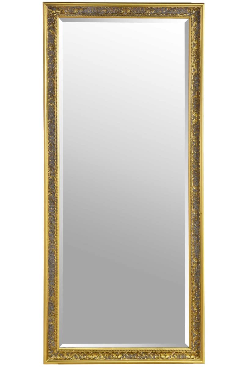 Mirroroutlet Gold Milton Manor Shabby Chic Ornate Full Length Dressing Wall Mirror 5Ft3 X 4Ft5 160Cm X 73Cm, Xy090-M, 163 X 75