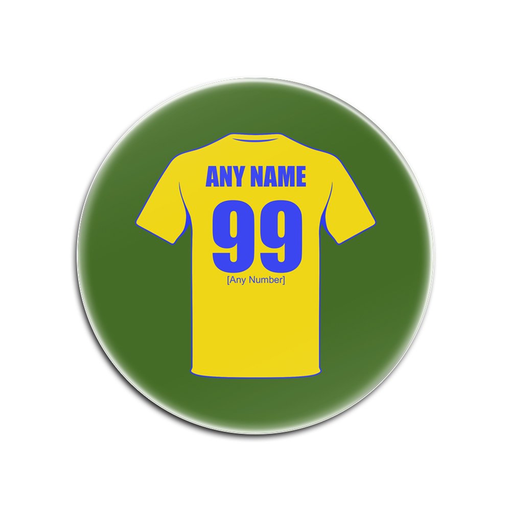Dessous de verre Ukraine en carton dur lot de 4 ronds football