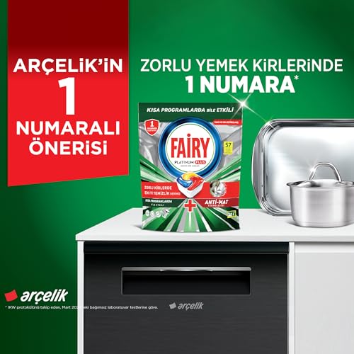 Fairy Platinum Plus Bulaşık Makinesi Deterjanı Kapsülü/Tableti 65 Yıkama