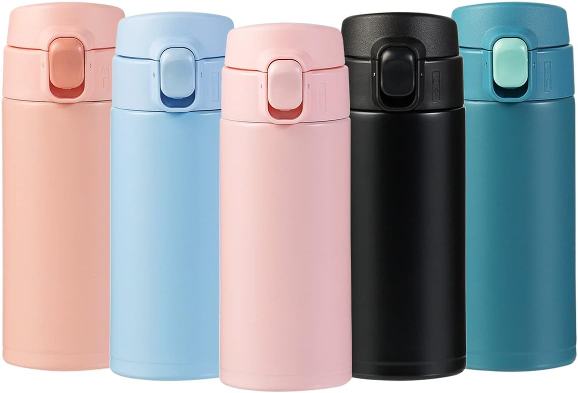 Vacuum Coffee Flask with Flip Lid, NISVDID Travel Mug Resuable