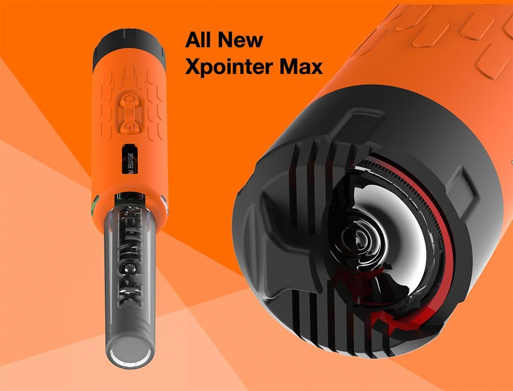 Quest XPointer Max Pinpointer wykrywacz metalu z magiczną kaburą, wodoszczelny, wbudowany akumulator
