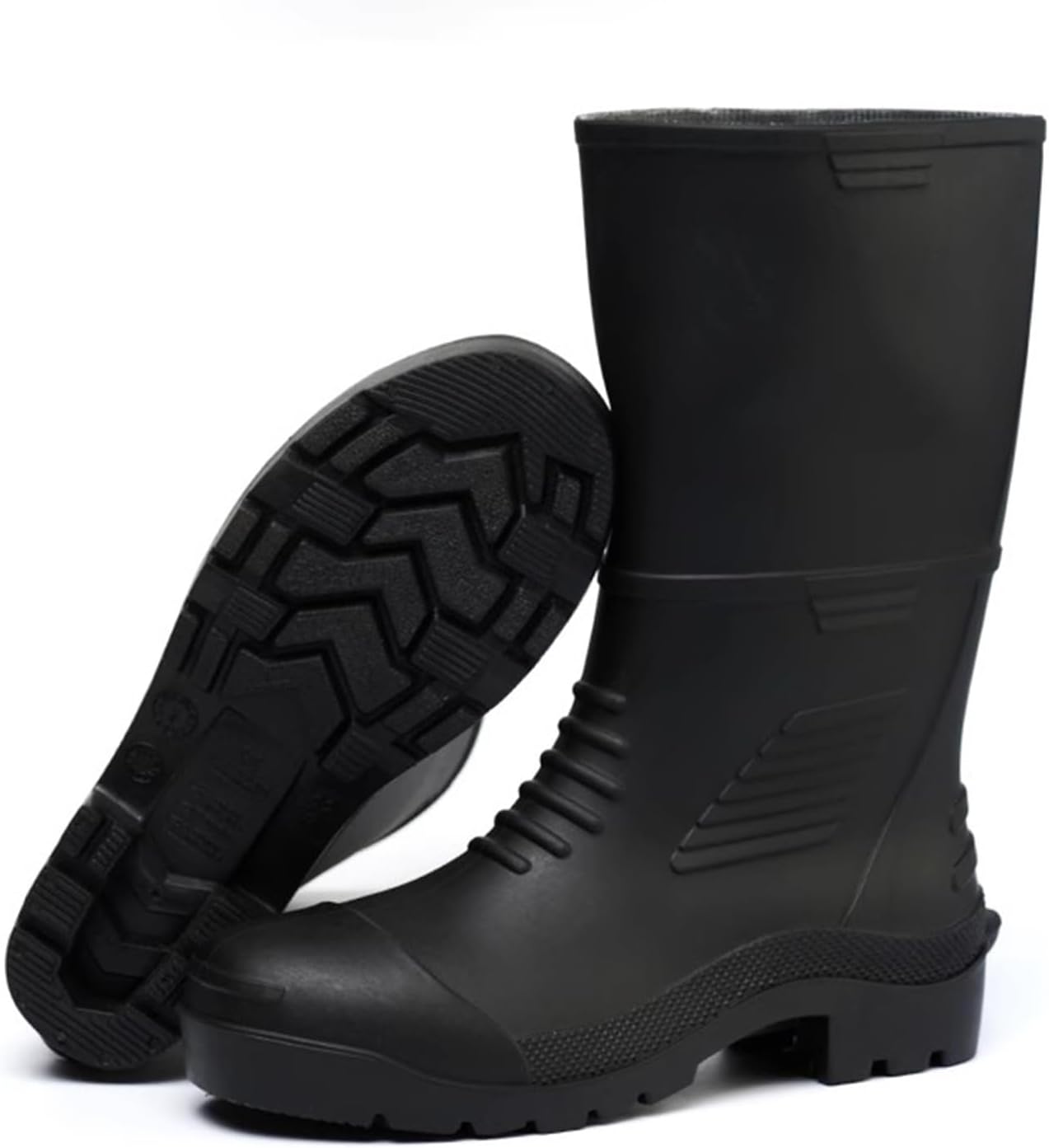 HAIXHX 20KV Outdoor Dielectric Boots, Anti-Electrocution Insulated Safety Footwear for Electrical Work, Rescuer Protective Shoes(Foot Length 29cm)