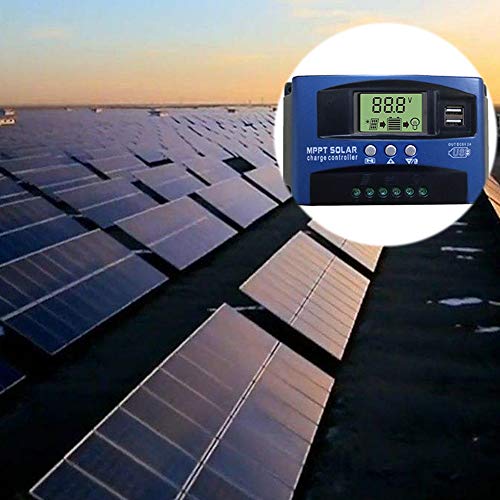 Solaranlage Mppt-ladecontroller 12v / 24v Solarpanel Batterieladeregler 30a Mit LCD-anzeigen-USB-anschluss – Bild 4