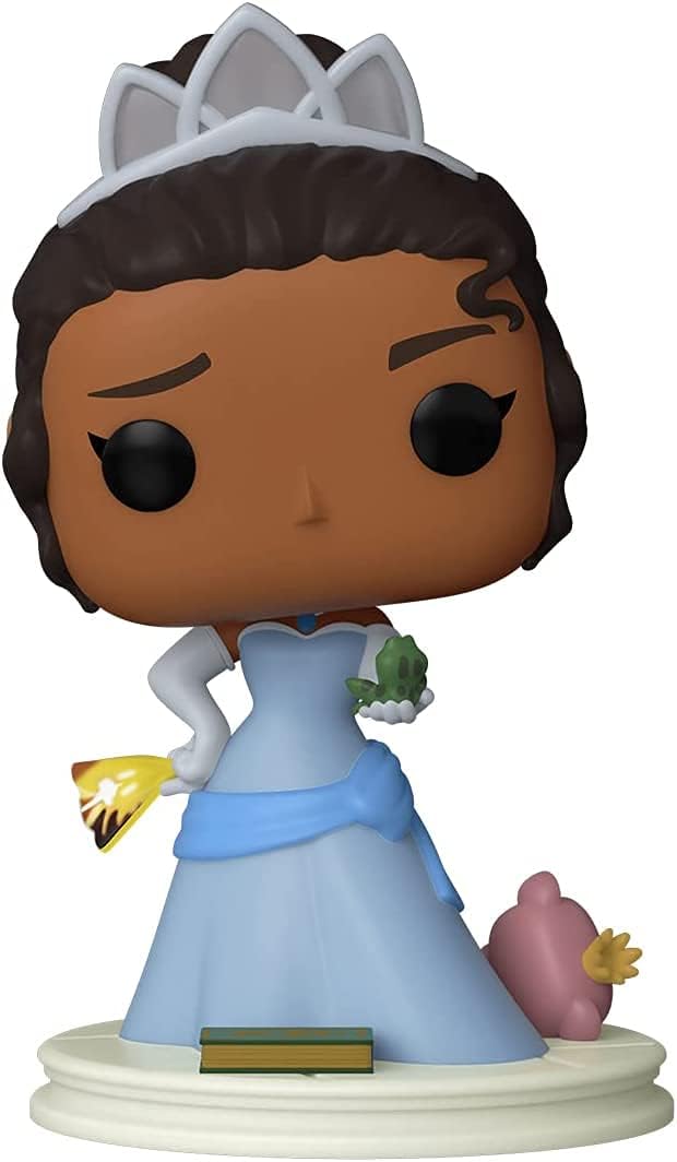 POP Disney Ultimate Princess: Tiana Funko Pop Vinyl Figure (Bundled with Compatible Pop Box Protector Case), Multicolor, 3.75 inches