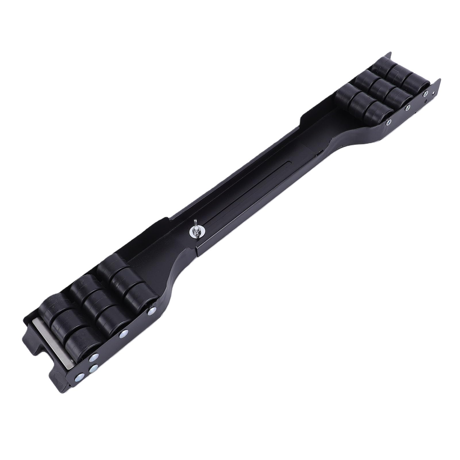 Rodillo Electrodomésticos Ajustable 21.65-27.17 Pulgadas Rodillo Electrodomésticos Herramienta Movimiento Deslizante Muebles Base Móvil para Lavadora Secadora Refrigerador (Ruedas Negras)