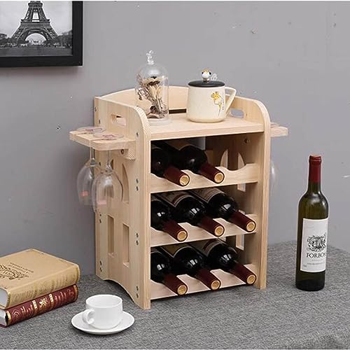 Soporte para Botellas de Vino de Madera Pine 12 Botellas miniatura 2
