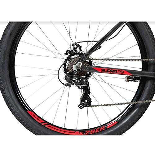 Bicicleta Supra Aro 29 Tamanho 17 Cinza 21 Velocidades A19