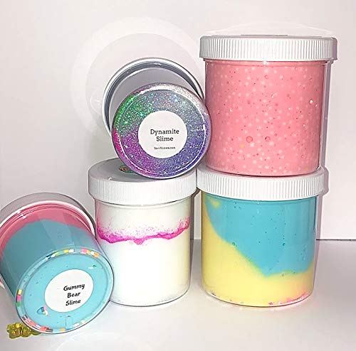 6oz *CUSTOM* Scented Floam - Choose Your Scent! Raspberry Bubblegum - Red Cherry - Blueberry Pie - Honey Comb - Peach - Cotton Candy - Root Beer - Crunchy Handmade Slime Made in USA by Savv.Slimes