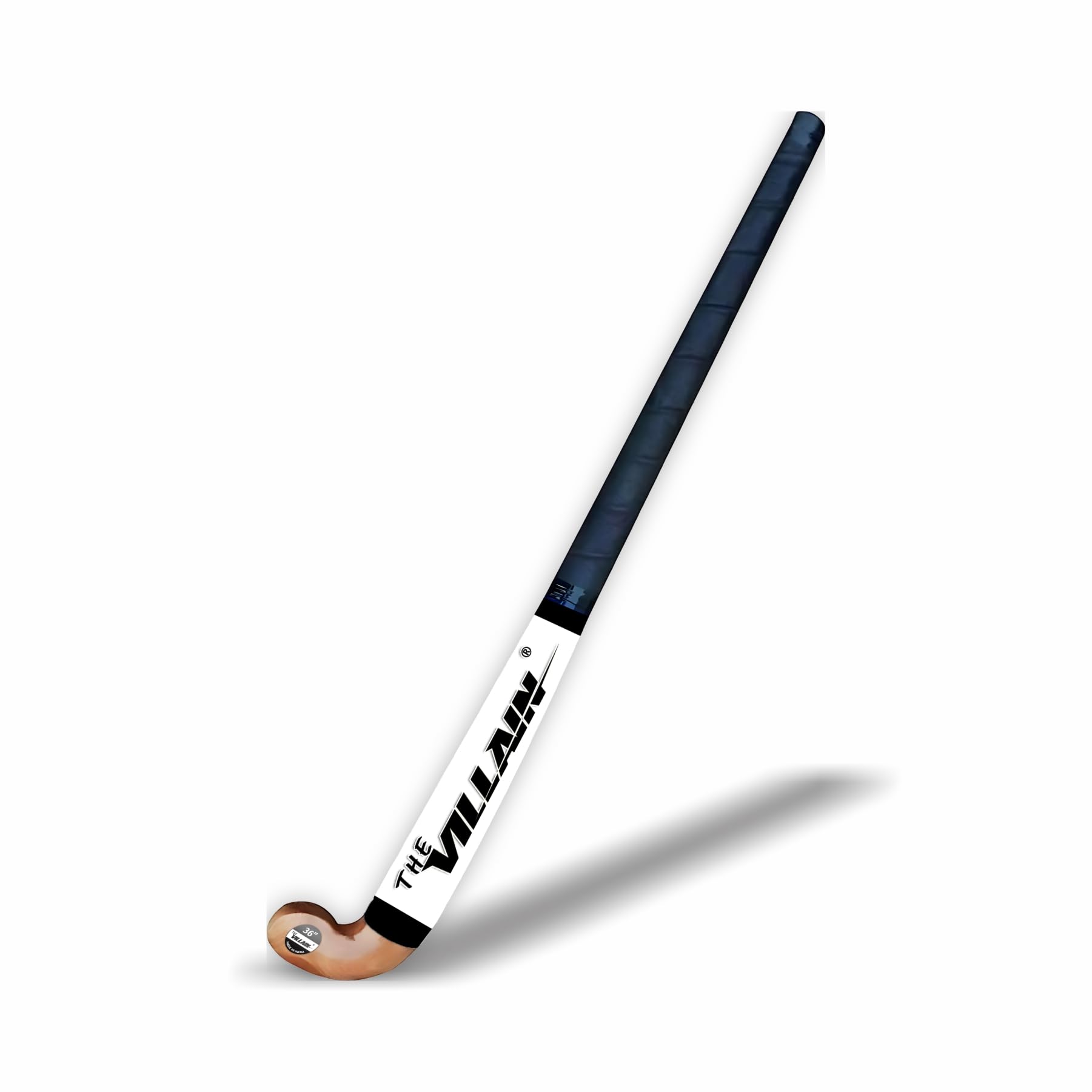 THE VILLAIN Solid Wooden Hockey Stick for Men and Women | Practice and Beginner Level (37 inches) (B0CBJRFKBN) Amazon Price History, Amazon Price Tracker