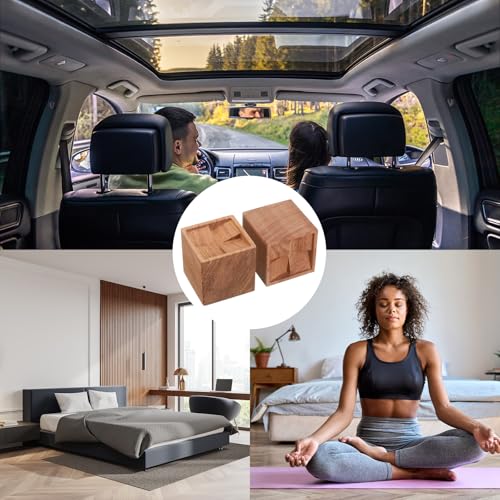 Difusor aromático eléctrico de madera uxcell 2 piezas miniatura 6