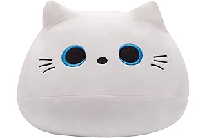 Adorably Soft 10" White Cat Stuffed Animal
