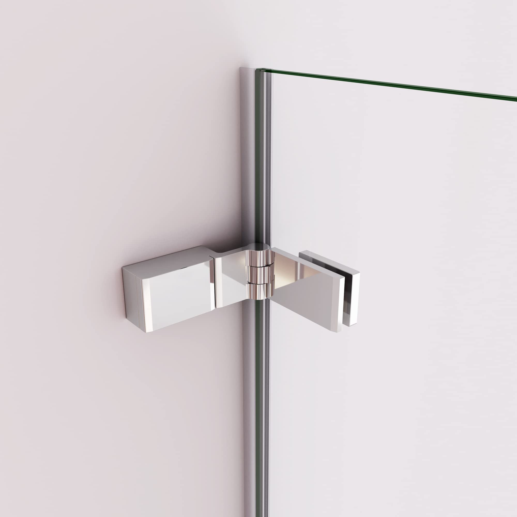 Mampara Ducha para Bañera - Abatible Giratoria Bisagra 2 Hojas - Cristal Templado 5mm - 1000X1400mm