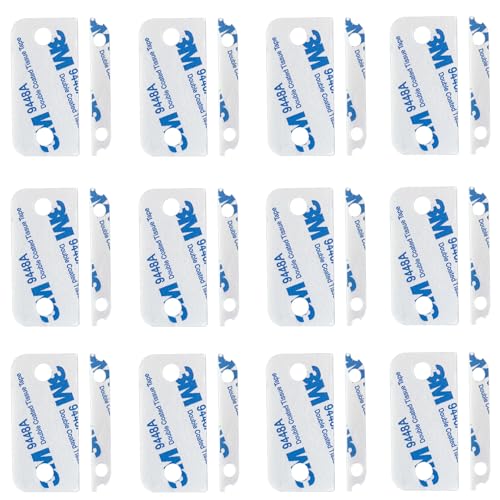 Image of Adhesive Replacement Tape Compatible with Ring Alarm Contact Sensor & Magnets (2nd Gen)-Pack of 12 Sensor Pads & 12 Magnet Pads,Pre-Cut,No Cutting Needed Double-Sided Tape (24)