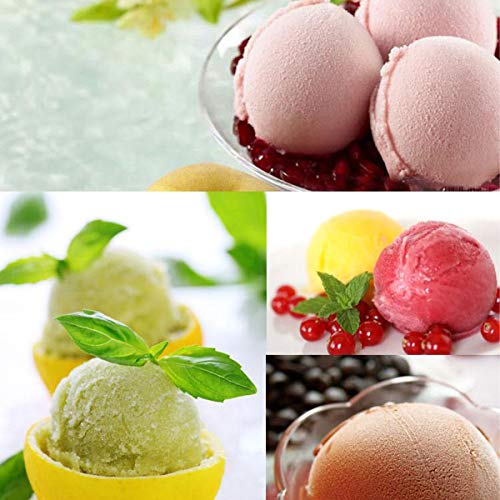 5 Pcs Stainless Steel Ice Cream Cookie Scoop Set & Melon Baller Scoop Set with Trigger for DIY Baking Cutting and Scooping Ice Cream Cookies Fruits Melons Meatballs Muffins Cupcakes Cheese Vegetable - Thumbnail 5