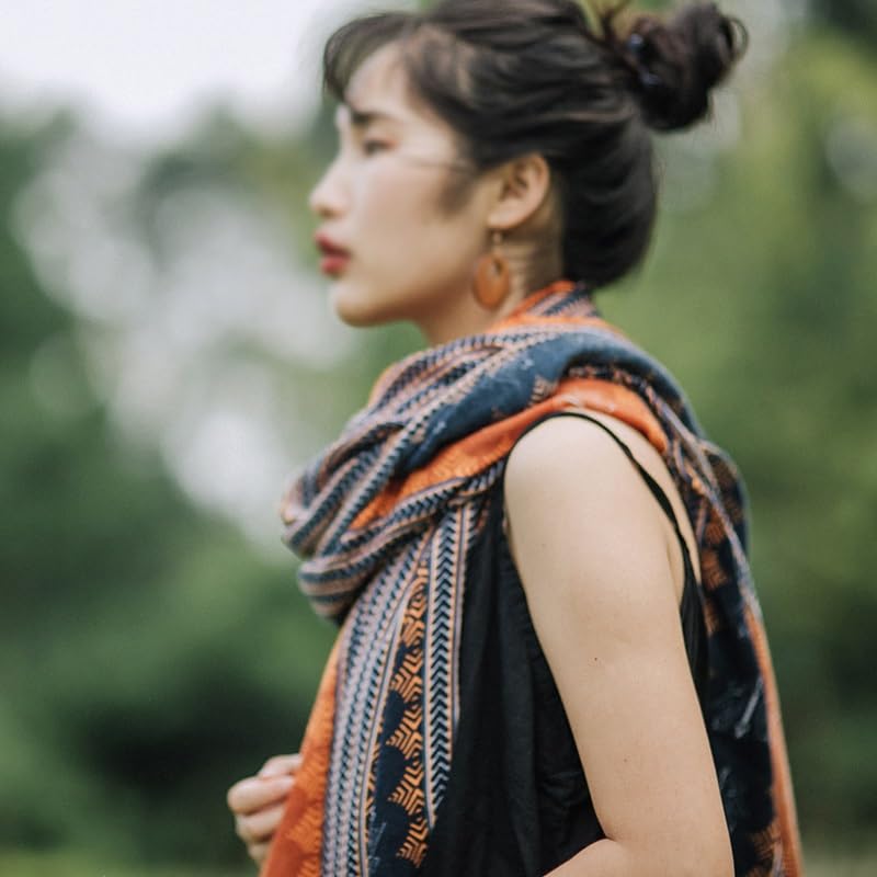 Chal doble uso para abrigarse del viento en otoño con estilo 2