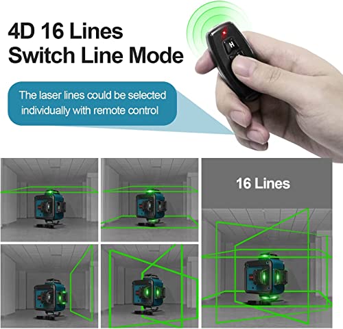 Livello Laser Autolivellante 40M, 4x360° Linea