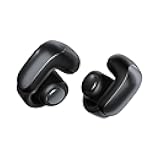 Ultra Open Bluetooth Earbuds, True Wireless Earbuds with OpenAudio for Awareness, Clip On Design for Comfort, Immersive Audio, Up to 48 Hrs of Playtime, Black