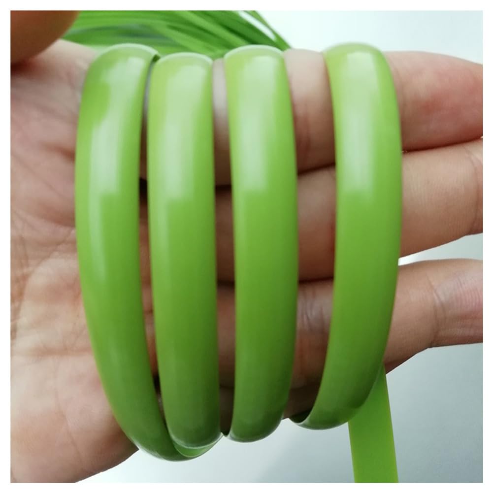 213ft PE Flat Rattan Woven Rope, Plastic Wicker Furniture Repair Rattan, Synthetic Rattan Replacement Material for Patio - Emerald Green