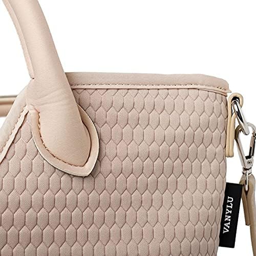 VANYLU | Women's Shopper Bag Sofia Personalised Neoprene Small Tote Bag  Waterproof Fabric Casual Mini Bag with Magnetic Closure Grey Size: One  Size: Amazon.co.uk: Shoes \u0026 Bags