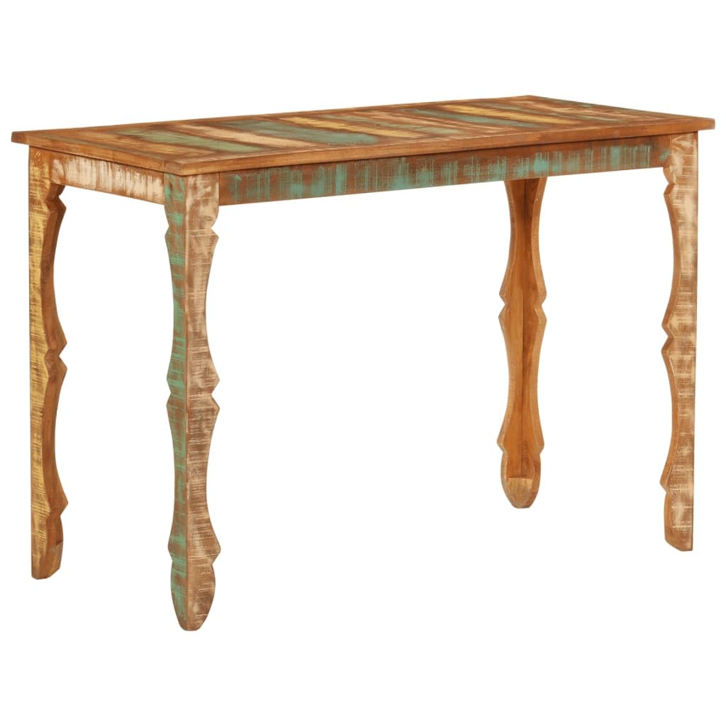 Fengshui Stół do jadalni 110 x 52 x 76 cm lite stare drewno