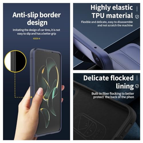 WOKEZ TPU Fodral för Samsung Galaxy A25 5G - Skydd & Anti-Fingeravtryck